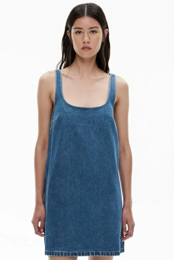 Dresses^Witchery A Line Denim Dress Indigo