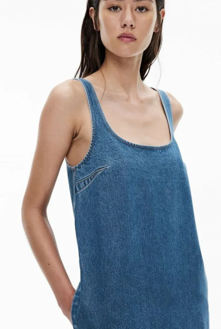 Dresses^Witchery A Line Denim Dress Indigo