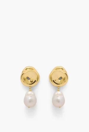 Jewellery^Witchery Ana Pearl Earrings Silver