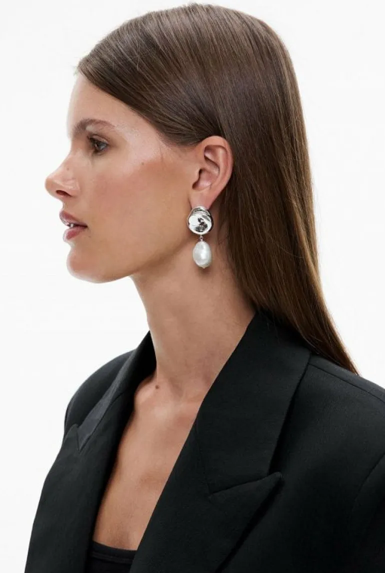 Jewellery^Witchery Ana Pearl Earrings Silver