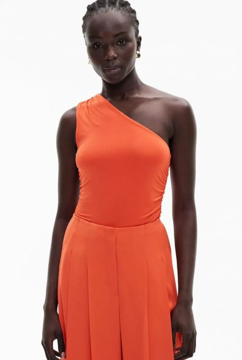 Sale | Tops & T Shirts^Witchery Asymmetric Drape Tank Tangerine