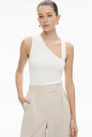 Sale | Tops & T Shirts^Witchery Asymmetric Neck Rib Knit Lemon