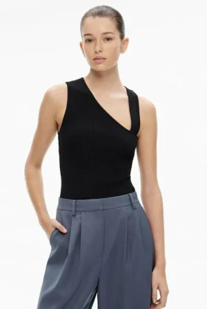 Sale | Tops & T Shirts^Witchery Asymmetric Neck Rib Knit Lemon