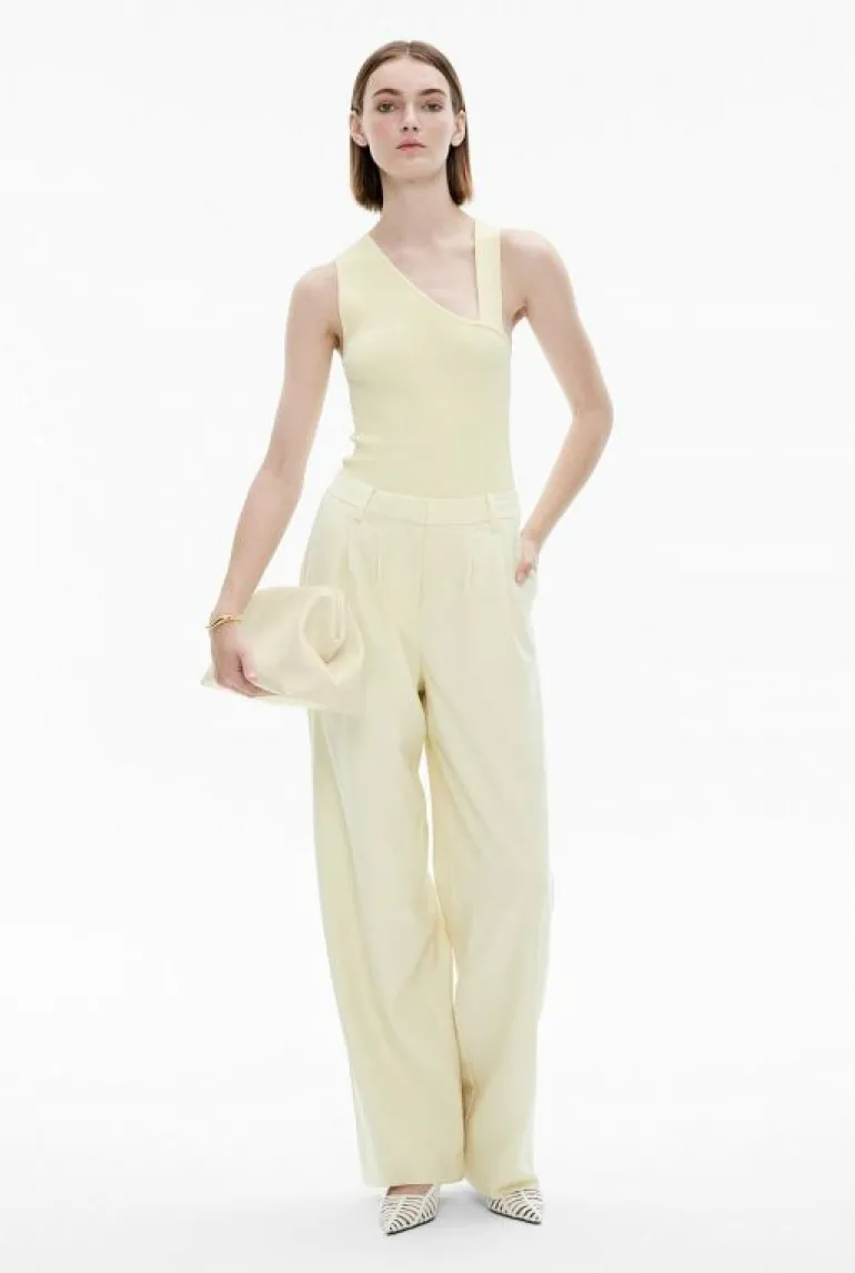 Sale | Tops & T Shirts^Witchery Asymmetric Neck Rib Knit Lemon