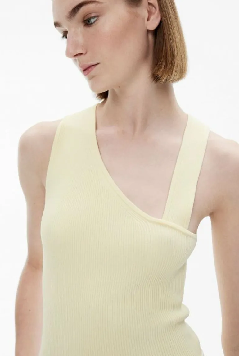 Sale | Tops & T Shirts^Witchery Asymmetric Neck Rib Knit Lemon