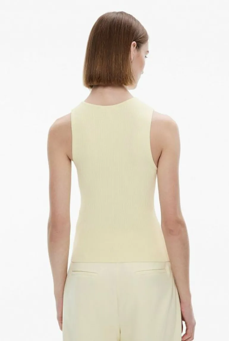 Sale | Tops & T Shirts^Witchery Asymmetric Neck Rib Knit Lemon