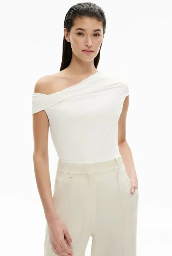 Tops & T Shirts^Witchery Asymmetric Twist Top FreshWhite