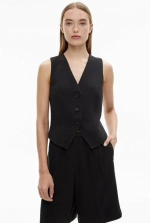 Tops & T Shirts | Jackets & Coats^Witchery Belt Back Vest Black