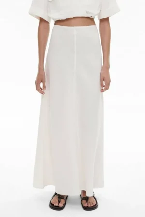 Sale | Skirts^Witchery Bias Linen Skirt FreshWhite
