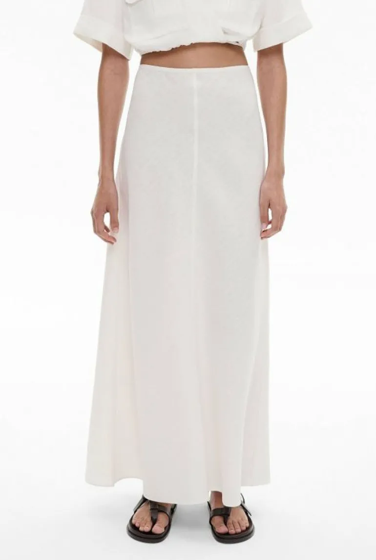Sale | Skirts^Witchery Bias Linen Skirt FreshWhite