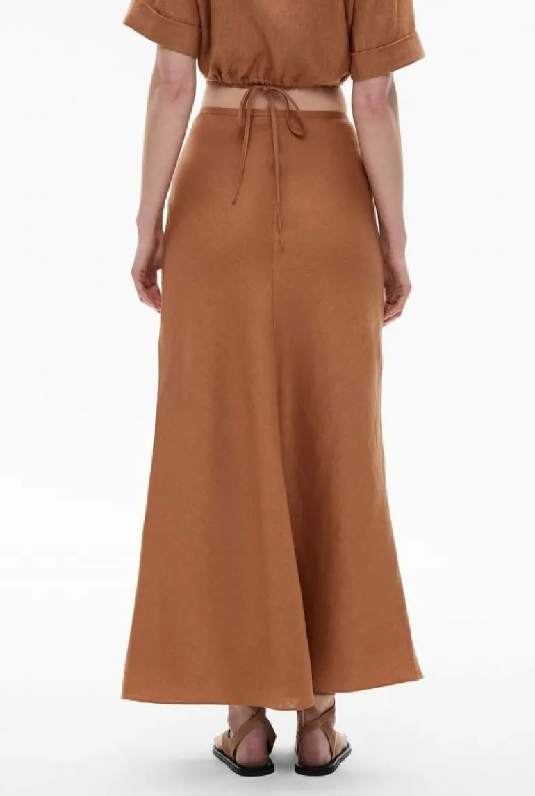 Sale | Skirts^Witchery Bias Linen Skirt Black