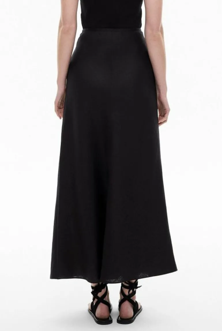 Sale | Skirts^Witchery Bias Linen Skirt Black