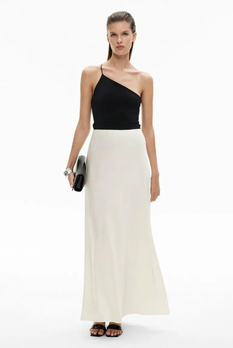 Skirts^Witchery Bias Maxi Slip Skirt Black