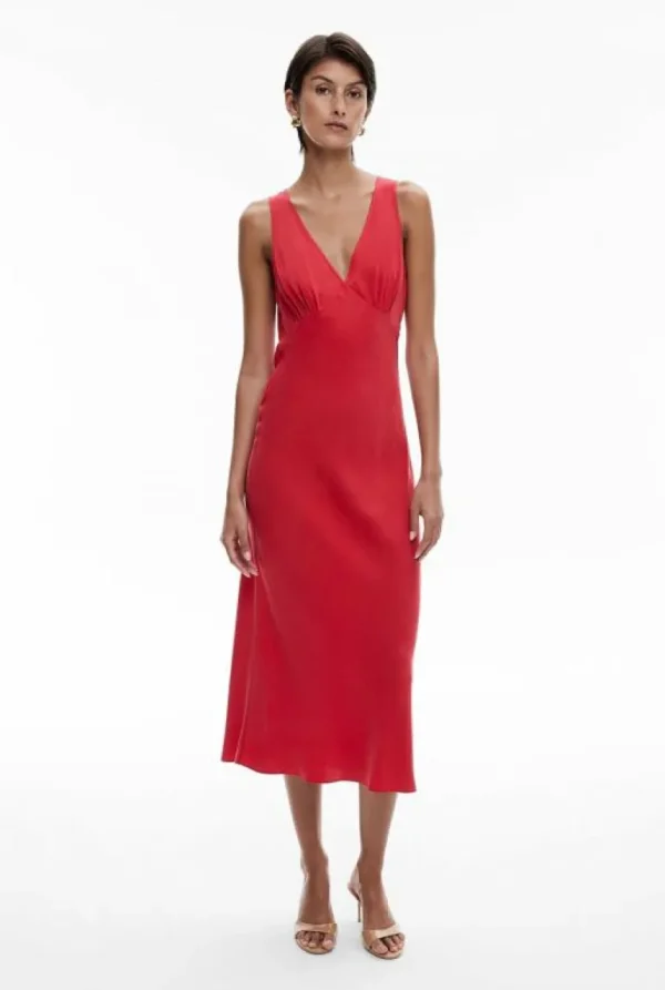 Dresses^Witchery Bias V Neck Dress Black