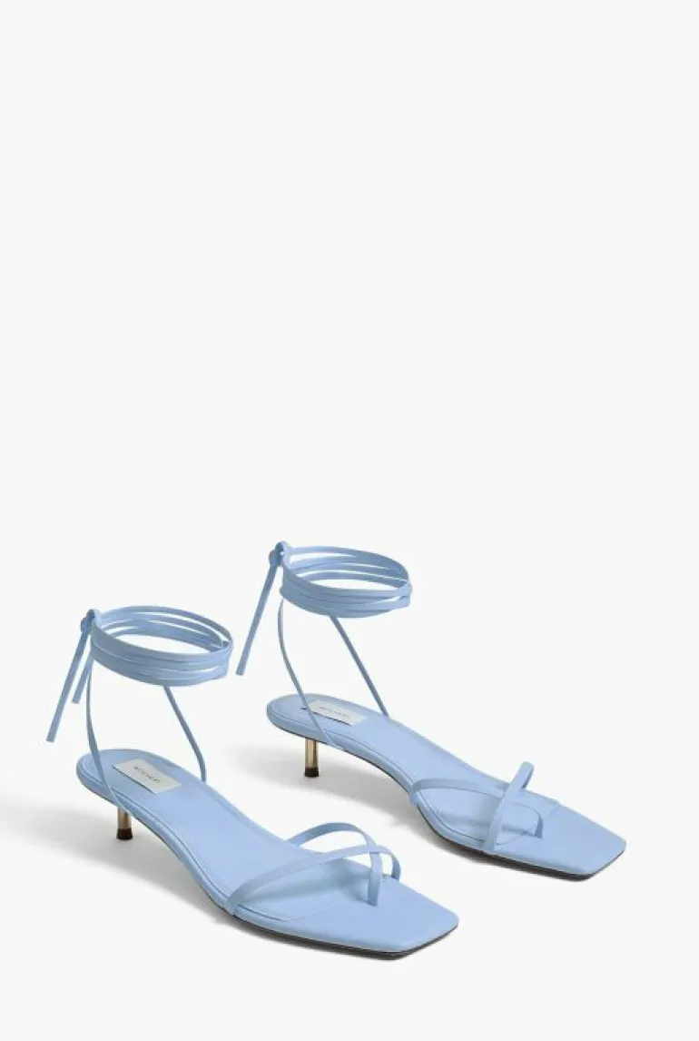 Heels^Witchery Blair Tie Up Heel SmokeBlue