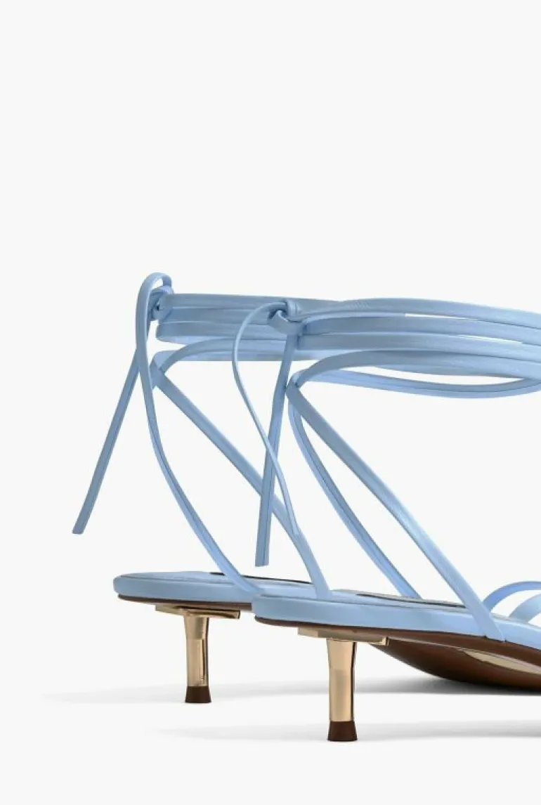 Heels^Witchery Blair Tie Up Heel SmokeBlue
