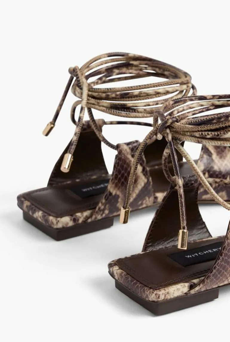 Sandals Slides & Thongs^Witchery Blake Sandal SnakeMulti