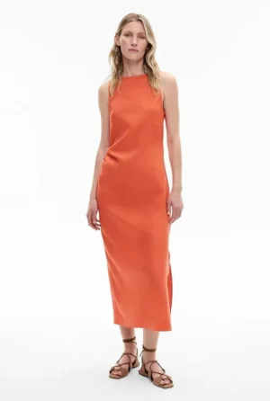 Sale | Dresses^Witchery Boat Neck Midi Dress Tangerine