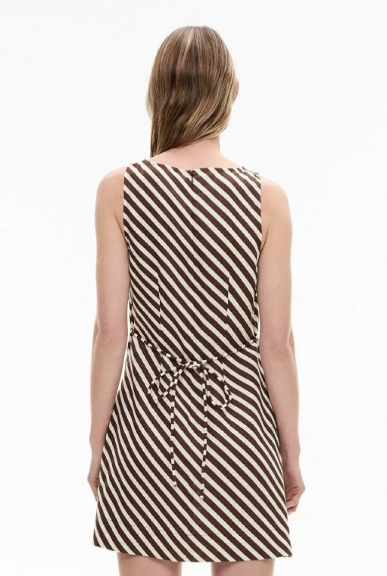 Sale | Dresses^Witchery Boat Neck Mini Dress ChocolateStripe