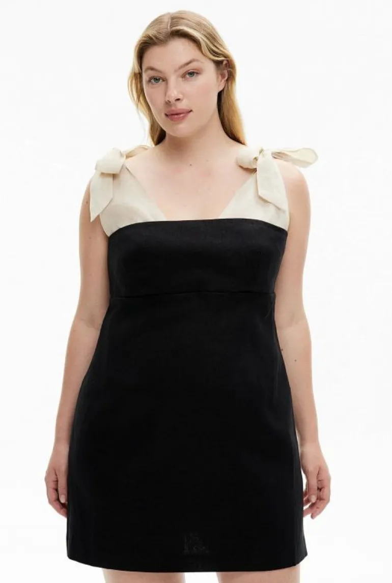 Dresses^Witchery Bow Detail Layered Dress Black