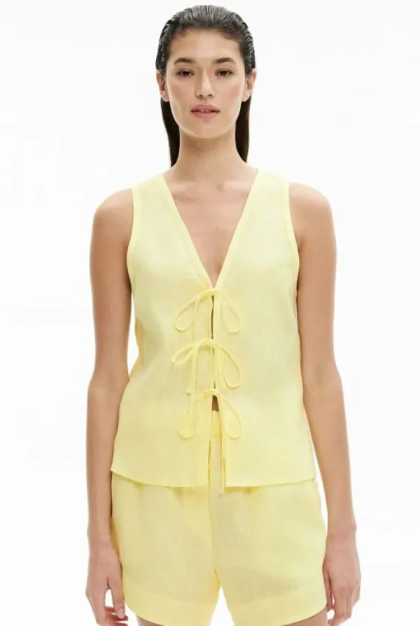 Shirts^Witchery Bow Front Tank FreshWhite