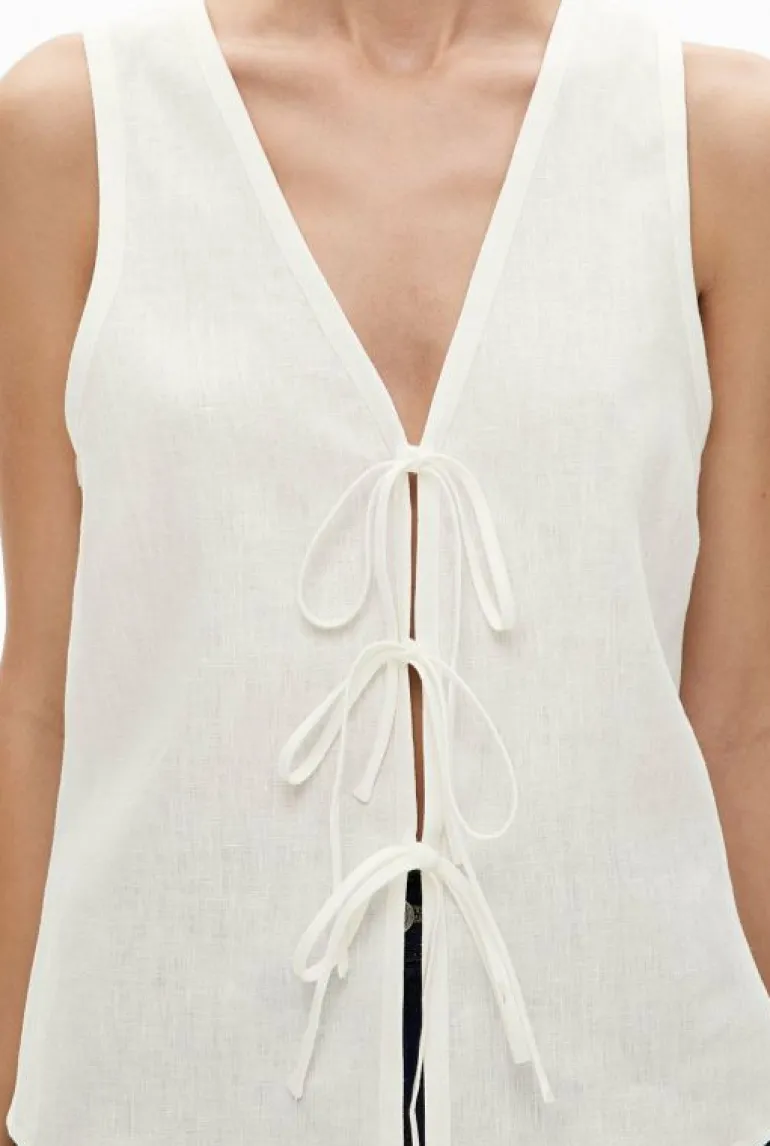 Shirts^Witchery Bow Front Tank FreshWhite