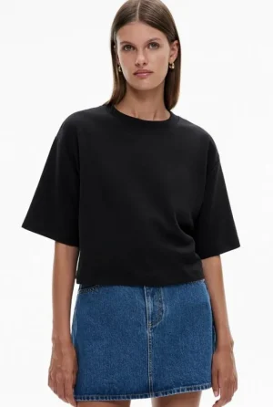 Tops & T Shirts^Witchery Boxy Crop Tee Black