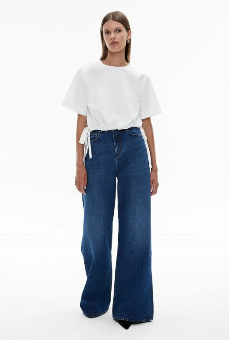 Tops & T Shirts | Shirts^Witchery Bubble Tie Shirt FreshWhite