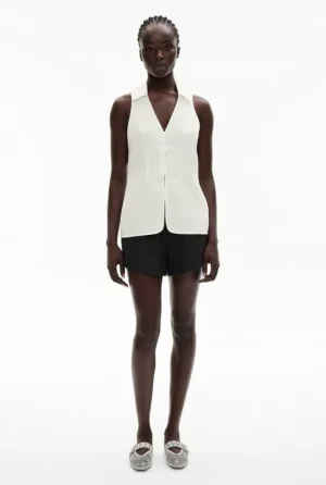 Tops & T Shirts | Shirts^Witchery Button Down Vest Top FreshWhite