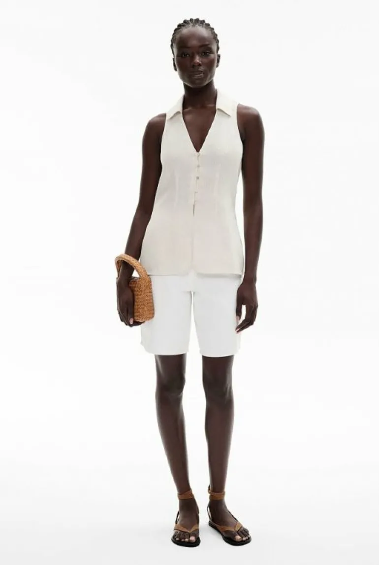 Tops & T Shirts | Shirts^Witchery Button Down Vest Top FreshWhite
