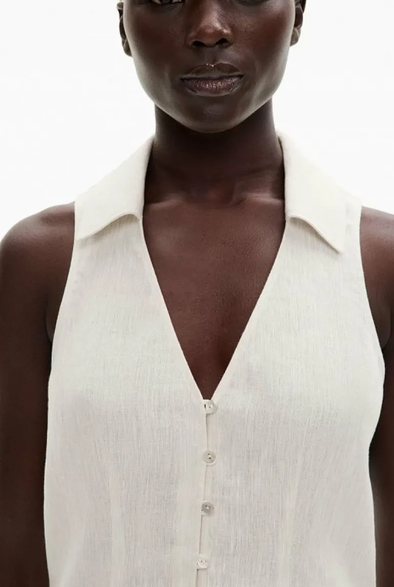 Tops & T Shirts | Shirts^Witchery Button Down Vest Top FreshWhite