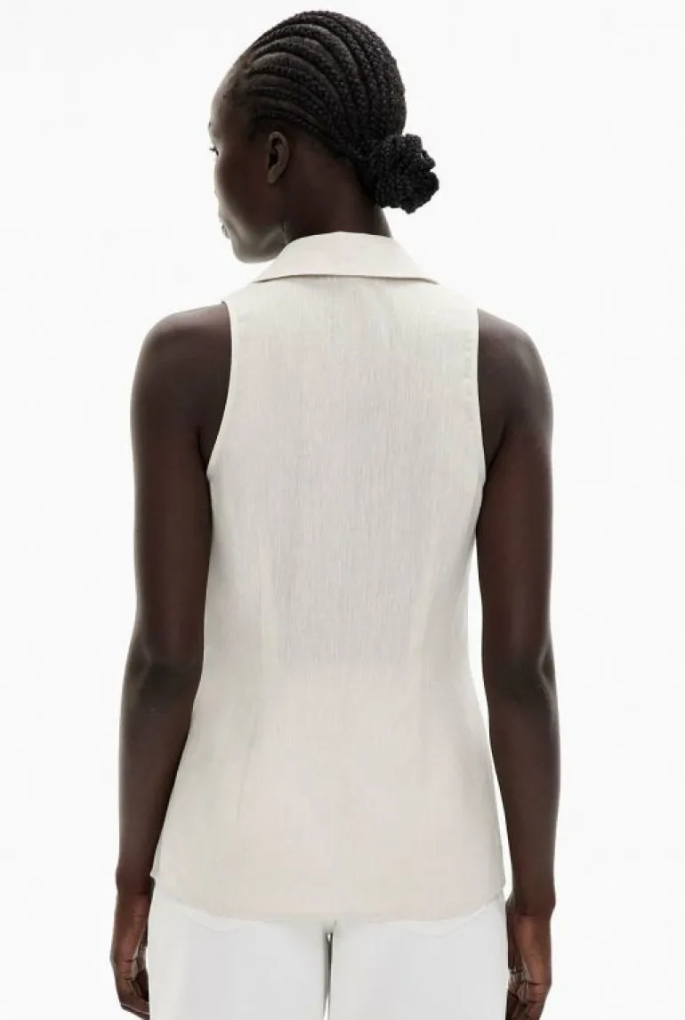 Tops & T Shirts | Shirts^Witchery Button Down Vest Top FreshWhite