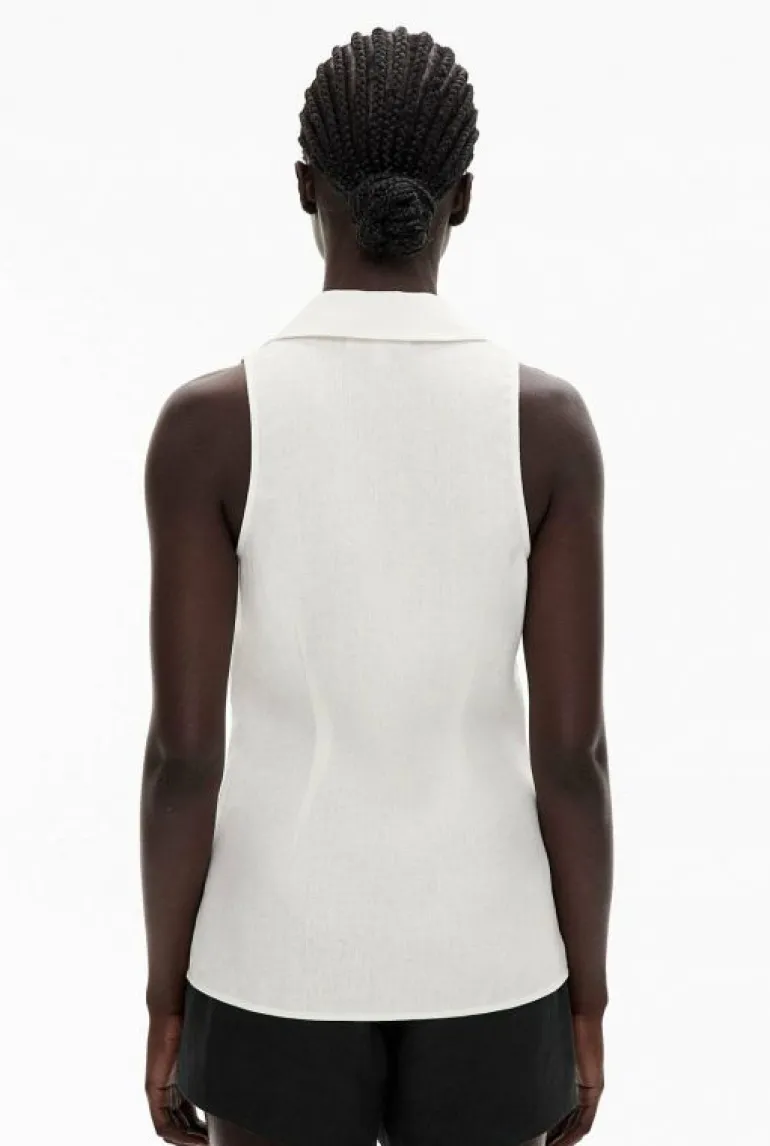 Tops & T Shirts | Shirts^Witchery Button Down Vest Top FreshWhite