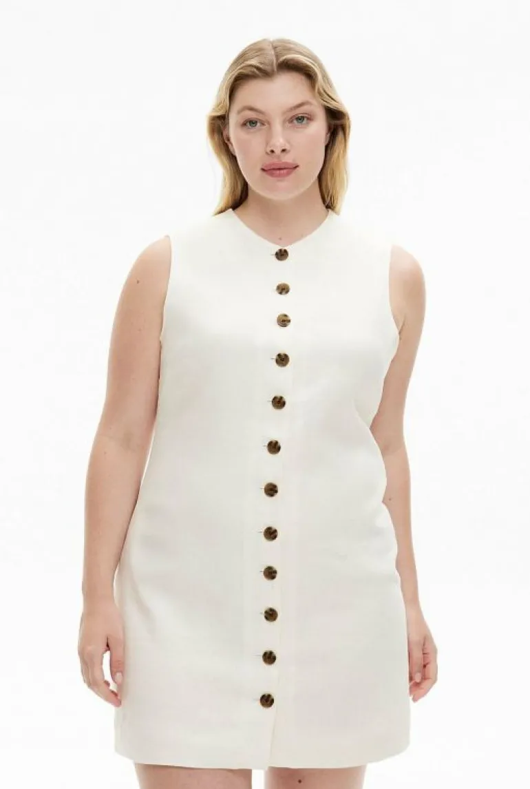 Dresses^Witchery Button Front Mini Dress FreshWhite
