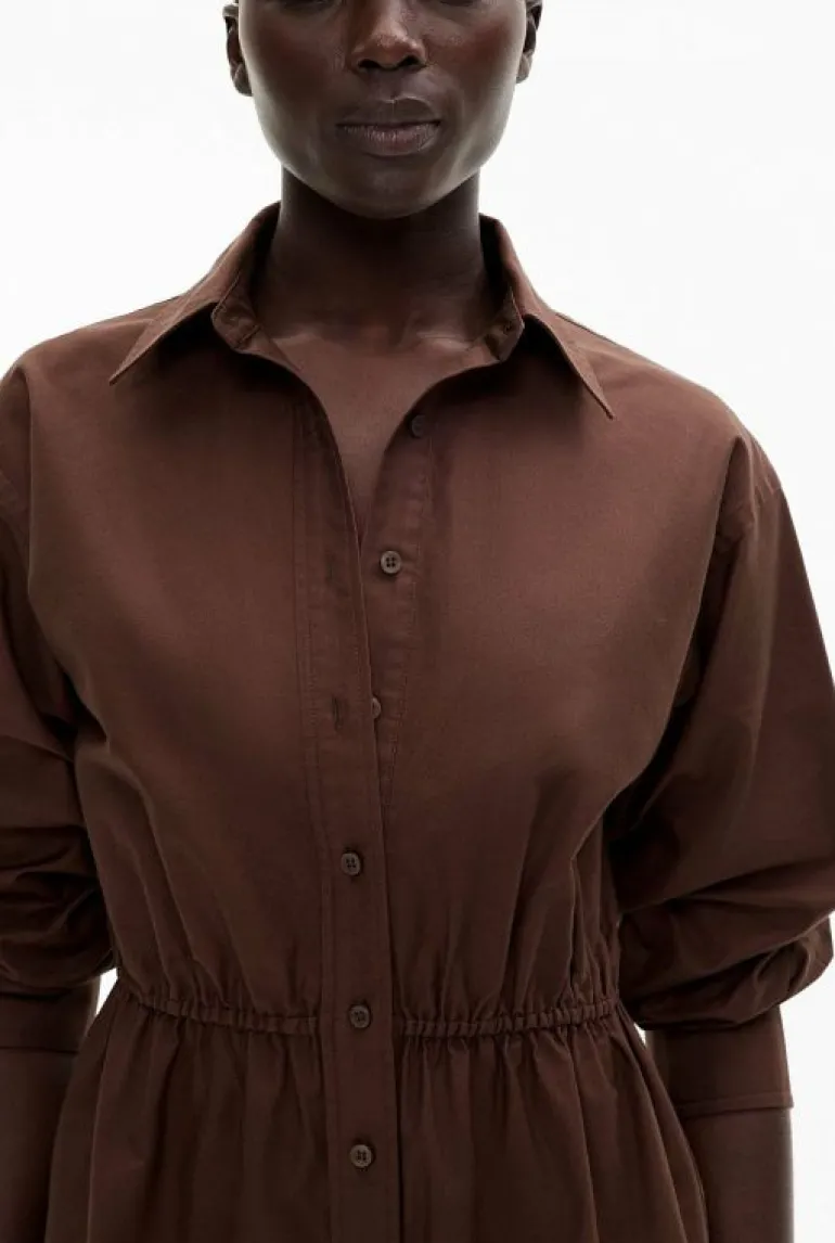 Dresses^Witchery Button Long Sleeve Jumpsuit ReefBrown