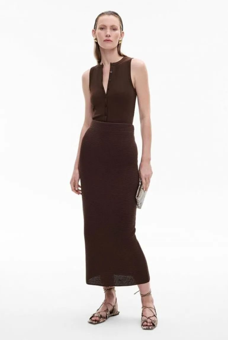 Sale | Tops & T Shirts^Witchery Button Through Tank Black
