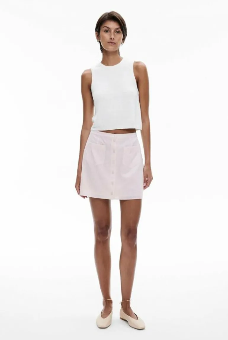 Skirts^Witchery Button Up Mini Skirt BlushStripe