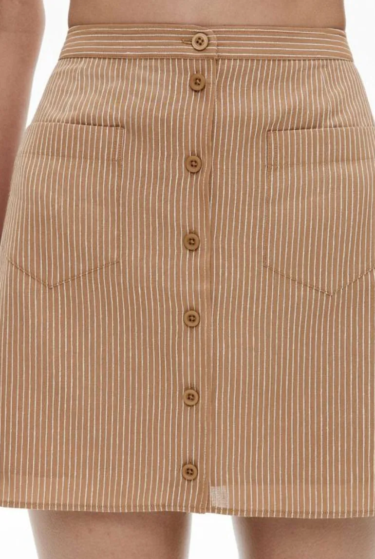 Skirts^Witchery Button Up Mini Skirt BlushStripe