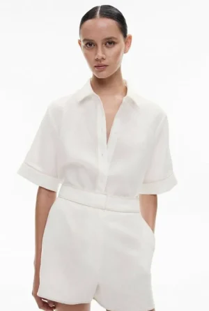 Sale | Shirts^Witchery Contrast Detail Shirt FreshWhite