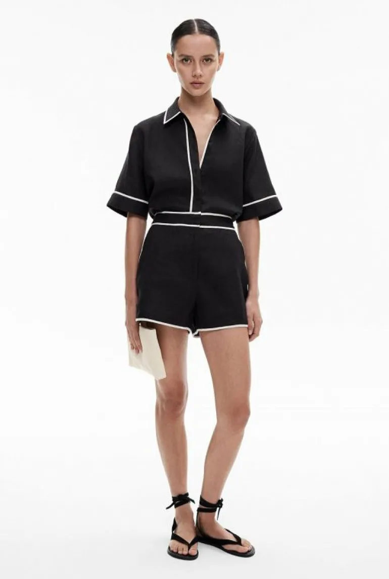 Sale | Shorts^Witchery Contrast Detail Short Black
