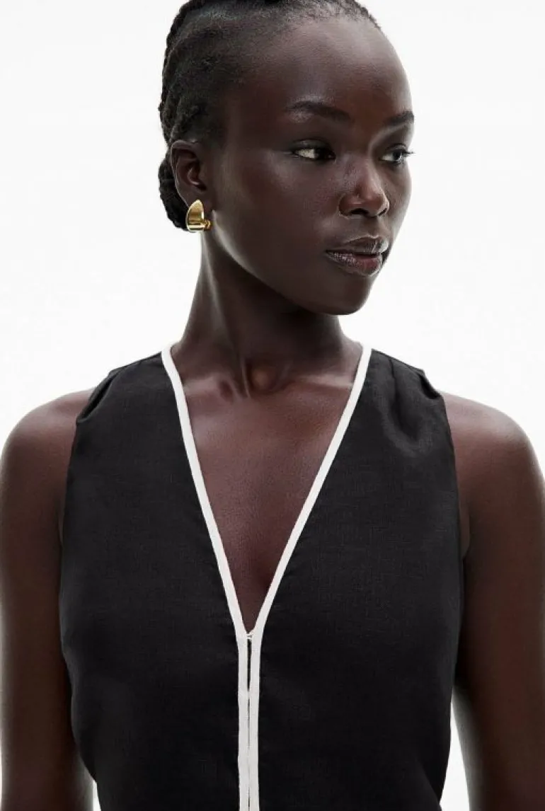 Sale | Dresses^Witchery Contrast Mini Dress Black