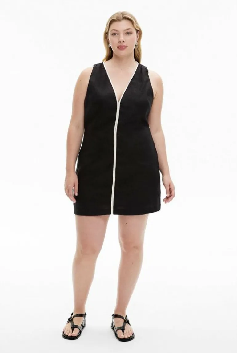 Sale | Dresses^Witchery Contrast Mini Dress Black