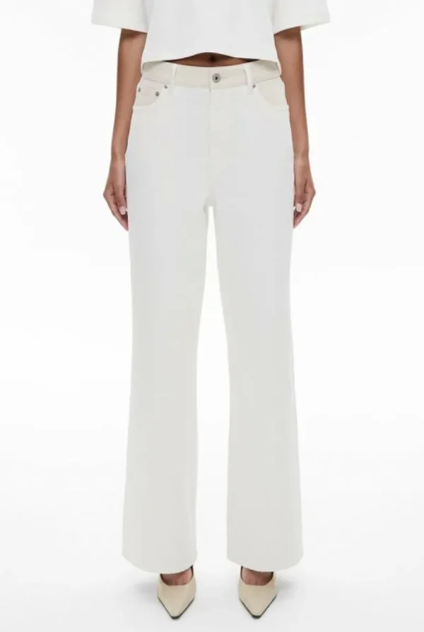 Denim & Jeans^Witchery Contrast Waistband Jean Parchment