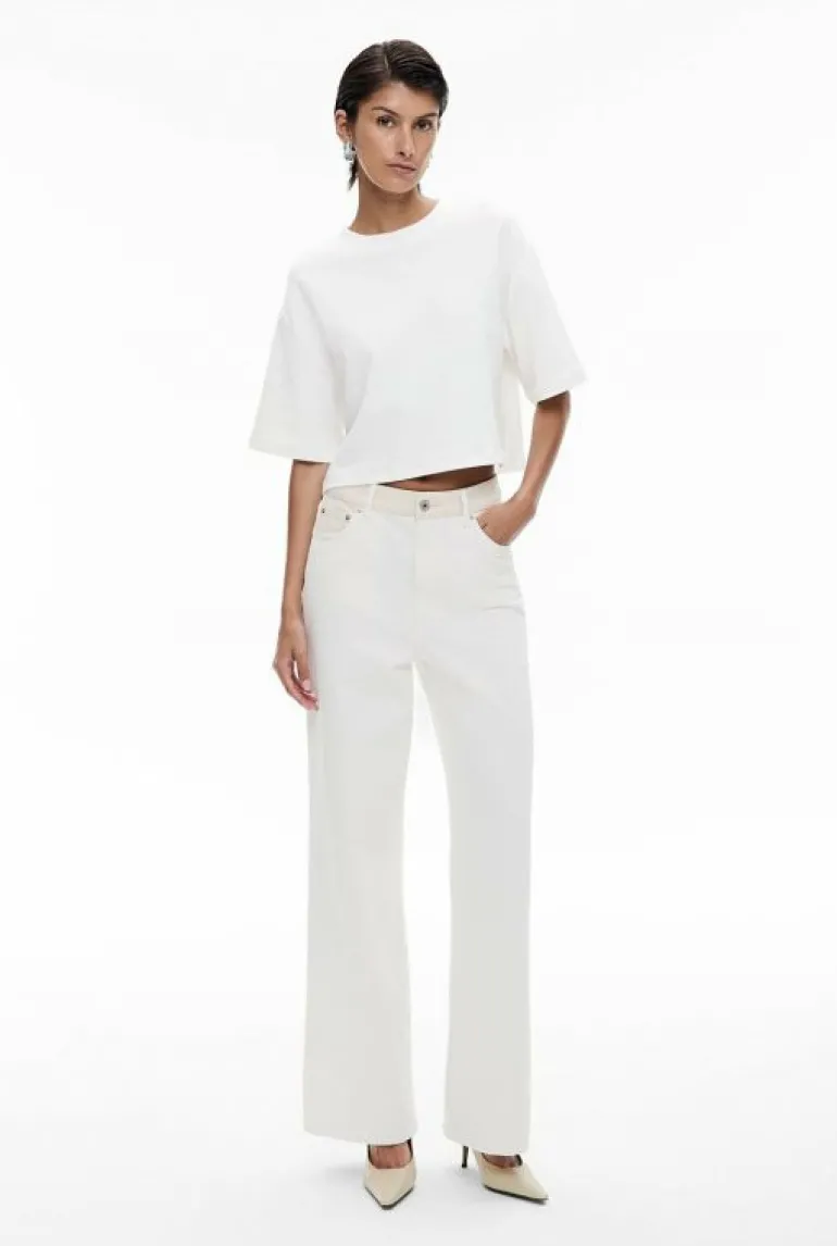 Denim & Jeans^Witchery Contrast Waistband Jean Parchment
