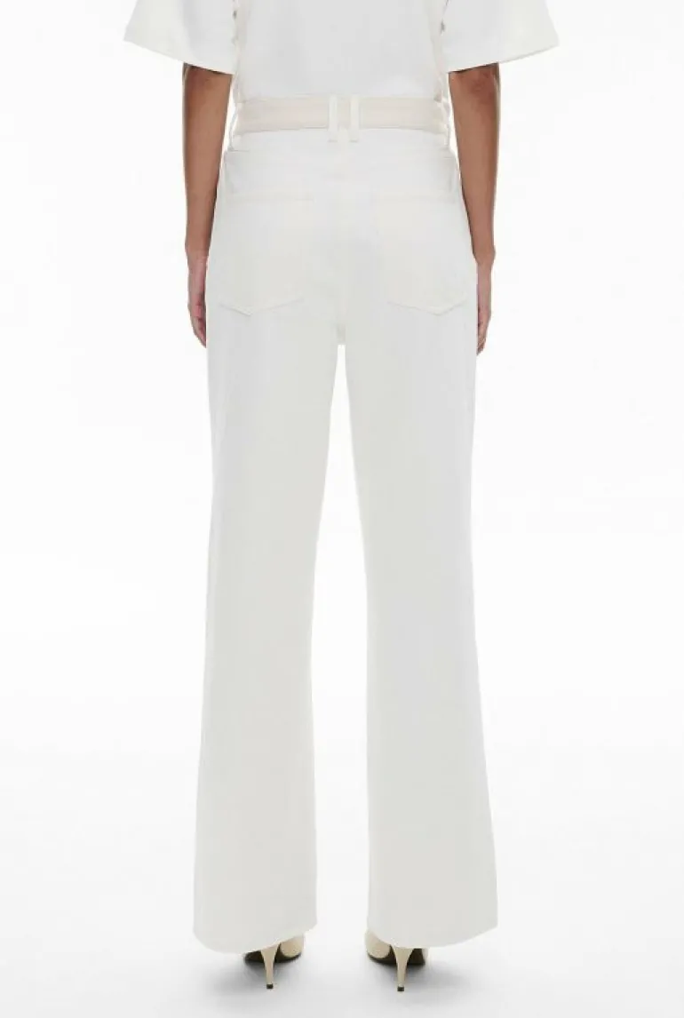 Denim & Jeans^Witchery Contrast Waistband Jean Parchment