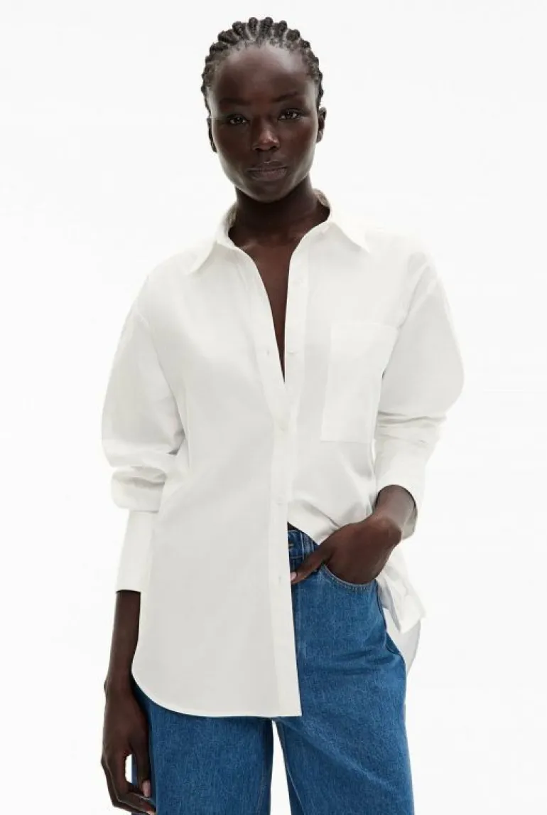 Shirts^Witchery Cotton Oxford Shirt FreshWhite