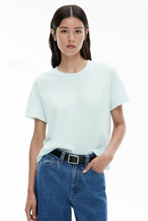 Tops & T Shirts^Witchery Cotton Slub T-Shirt Black