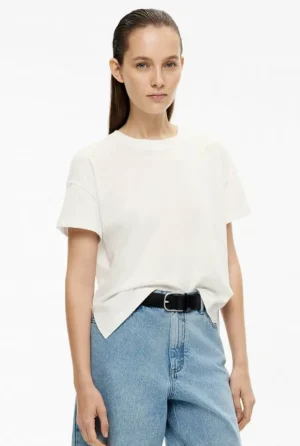 Tops & T Shirts^Witchery Cotton Slub T-Shirt Black