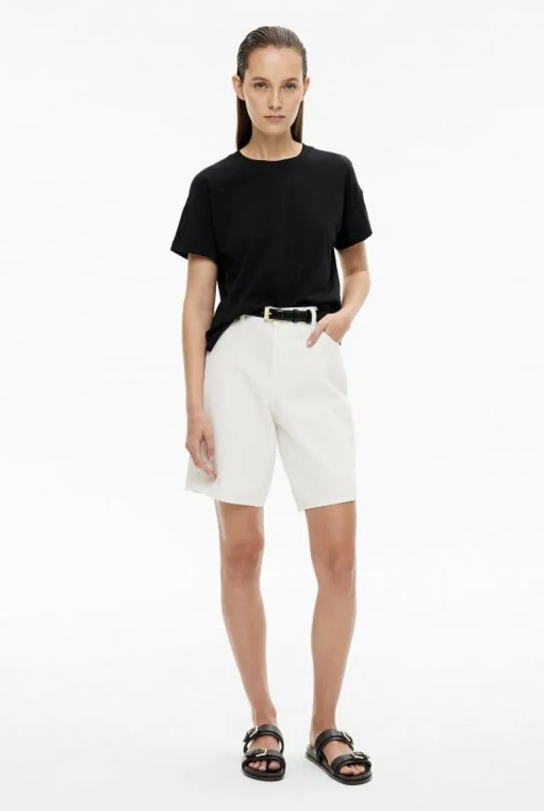 Tops & T Shirts^Witchery Cotton Slub T-Shirt Black