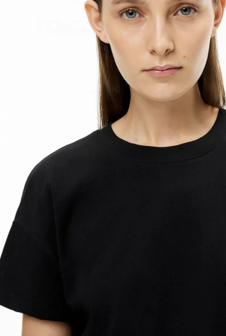Tops & T Shirts^Witchery Cotton Slub T-Shirt Black